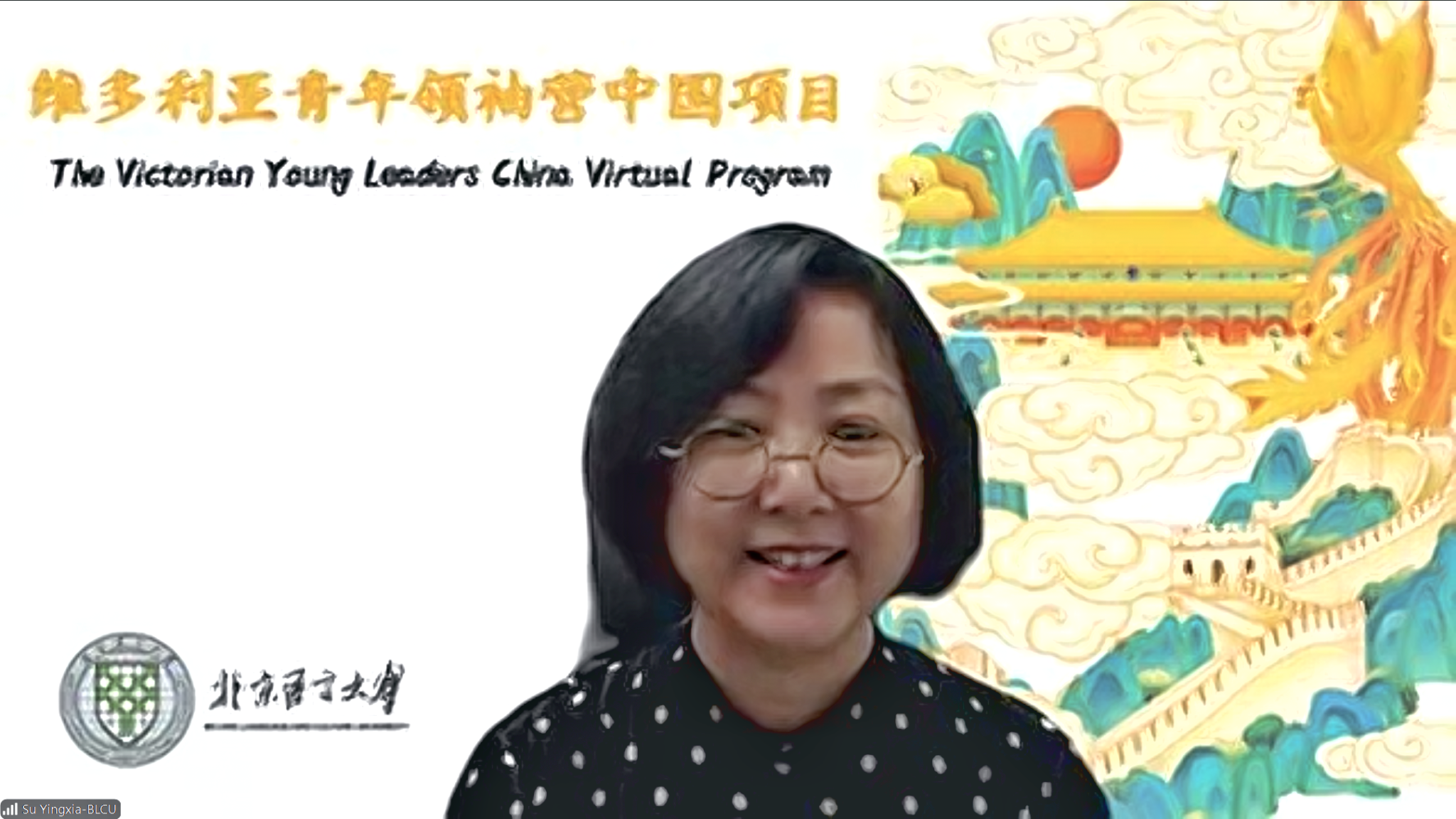 北语应用中文学院院长苏英霞教授